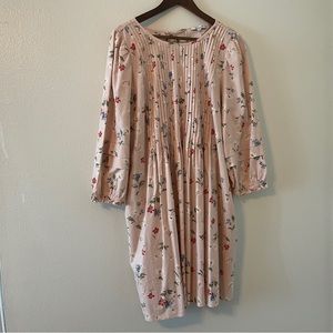 Madewell XL pink floral dress